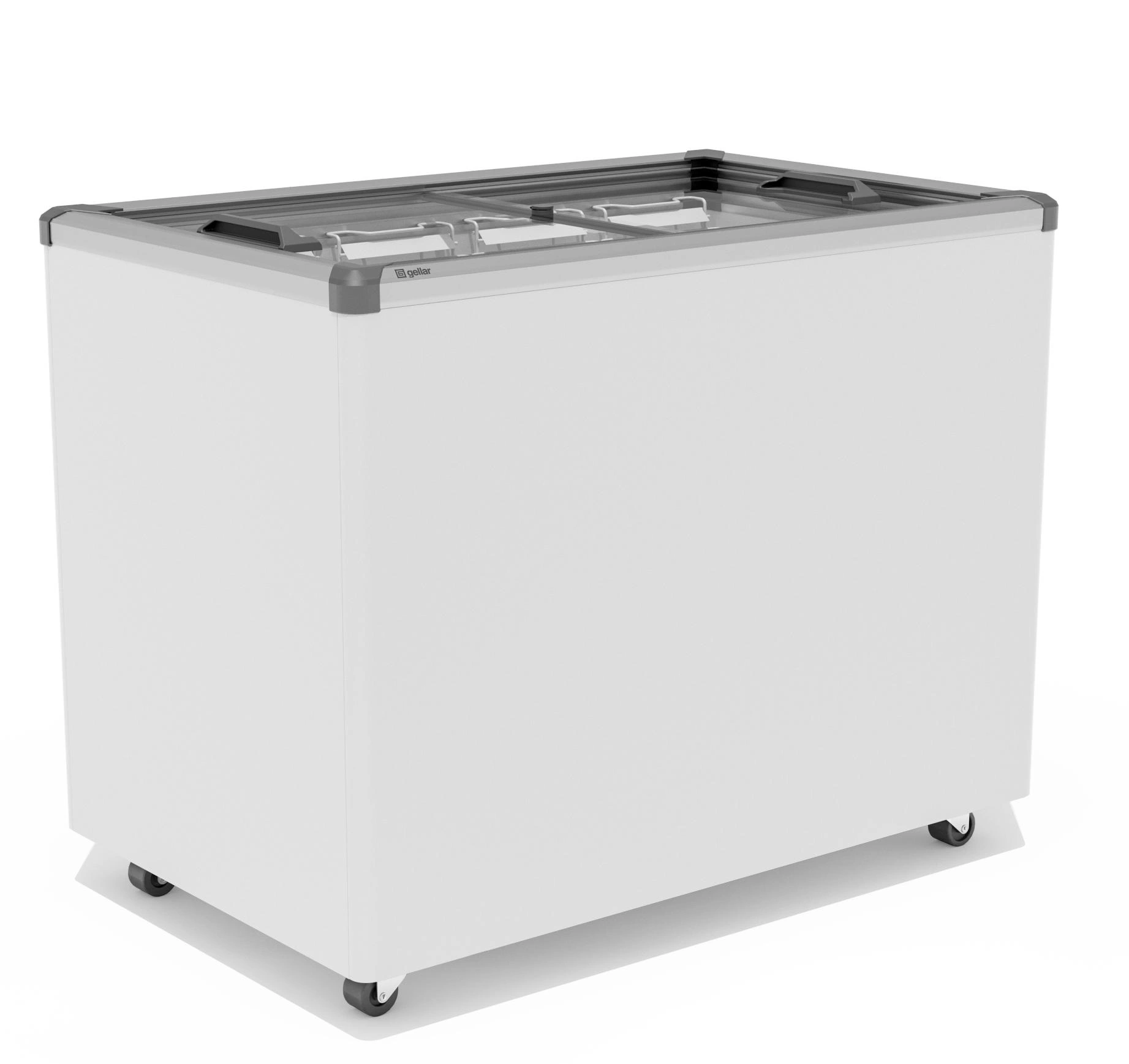 Ларь низкотемпературный Gellar серии CLASSIC, FG 350 C, серый v25