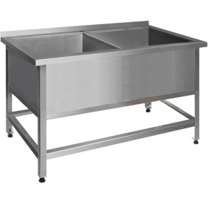 Ванна котломоечная Финист ВКЛ-2(1600х800х850) отверстие для смесителя, борт