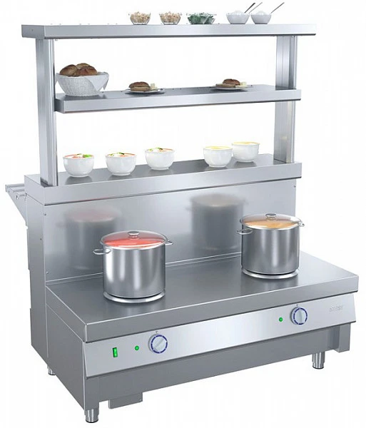 Мармит для 1-х блюд Atesy Ривьера М1-2.1120-02-О 2-х конф. без полок