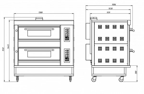 Шкаф пекарский Grill Master ШЖГ/2 (13082)