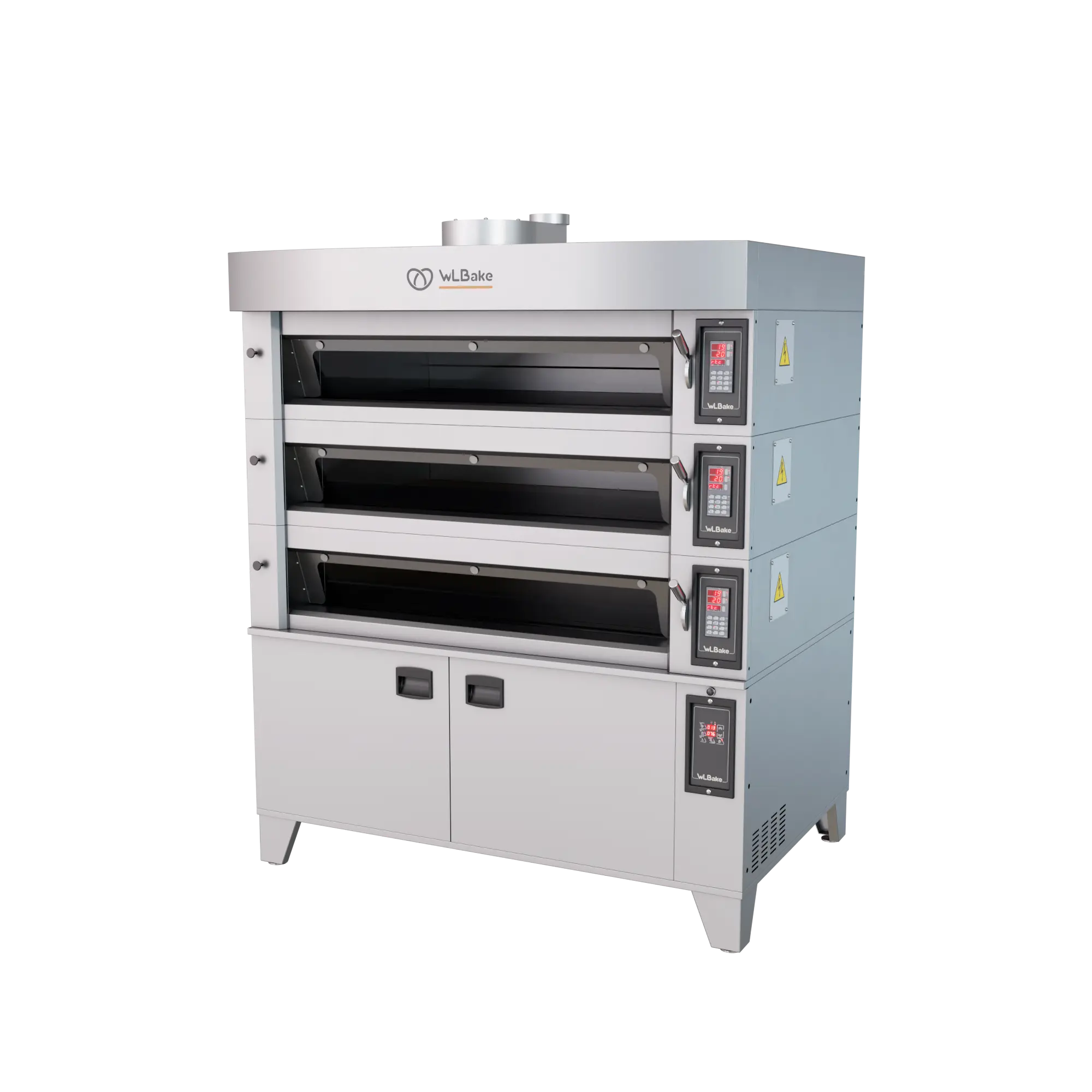 Печь подовая электр. т.м.WLBake серии DECK, мод. 3D.3T4060 (п/у на кажд.под, расст.,кол.,нав.вент.)
