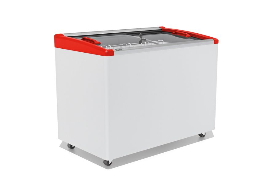 Ларь морозильный Фростор FG 350 E красный