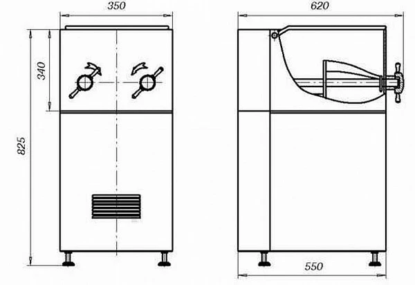 Тестомес для крутого теста Торгмаш Пермь МТ-15М (МТ-30)