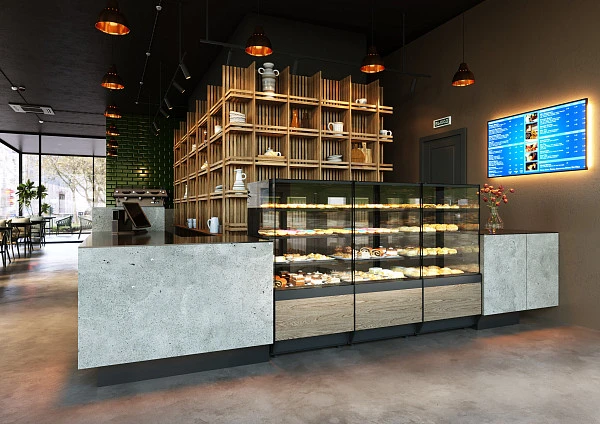 Витрина кондитерская Полюс KC70 VM 1,3-1 LIGHT (версия 2.0) (9005-0109)