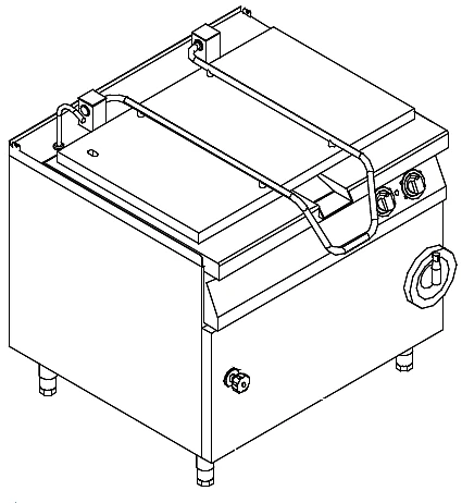 Сковорода опрокидывающаяся Kovinastroj (Kogast)  EKP-T9/100 55944