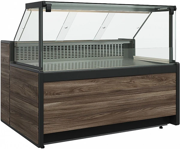 Холодильная витрина Полюс GC111 VV 1,5-1 динамика (газлифт, без боковин) 1008