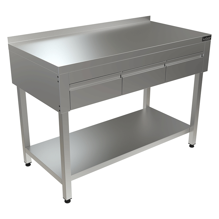 СТОЛ С ВЫДВИЖНЫМИ ЯЩИКАМИ КОБОР СПБЯ-150/60/П