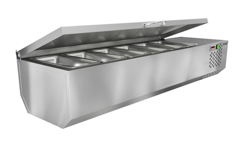 ВИТРИНА НАСТОЛЬНАЯ ХОЛОД. С КРЫШКОЙ МВО-120