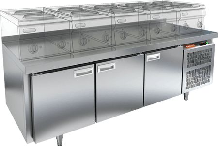 СТОЛ С ОХЛАЖД.ШКАФОМ HICOLD SN 111/TN LT