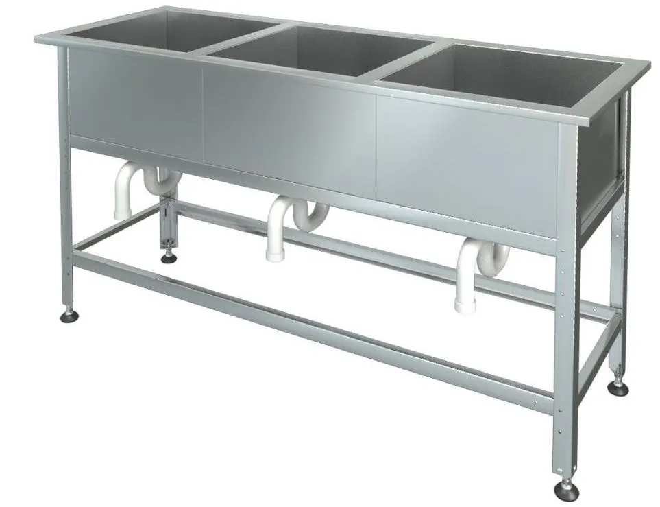 Мойка с бортом МБ-3-0,4-0,63/1,79