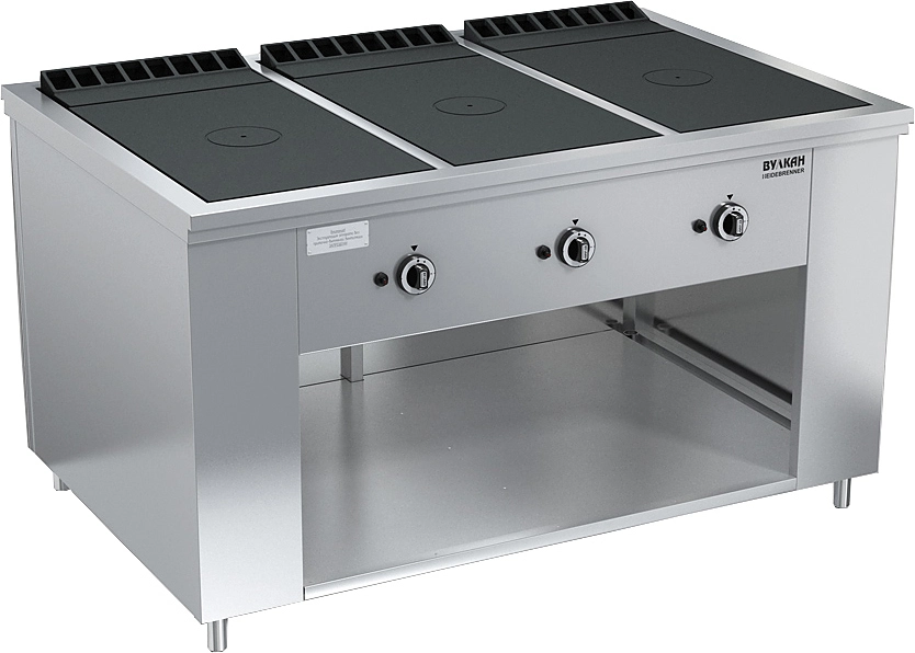 Плита газовая ВУЛКАН-Heidebrenner, мод. ПРГ-IIA-3С Maxi арт. 8235