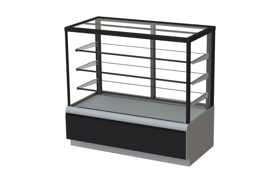 Витрина кондитерская Полюс KC70 VM 1,3-1 LIGHT (ВХСв - 1,3д Carboma Cube Техно)
