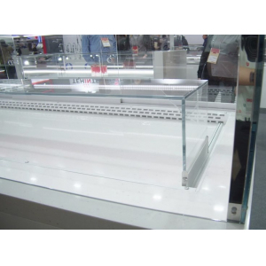 Витрина тепловая напольная Финист Maria Mw-21-9 фасады МДФ белые