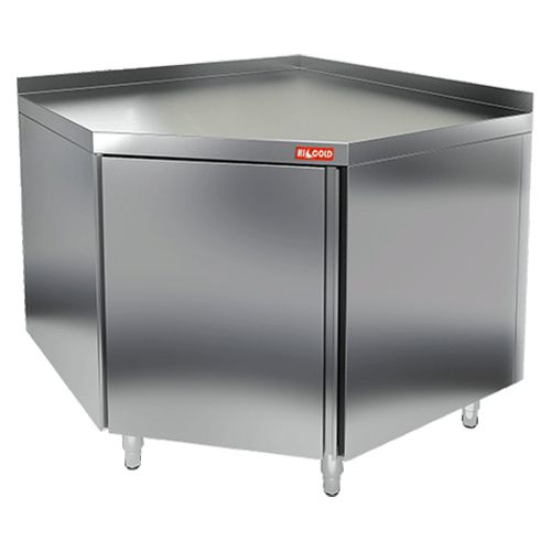 НБМСЗУН-5Б модуль барный - стол закрыт.с бортом угол наружн., 900х900х850мм, HICOLD RUS