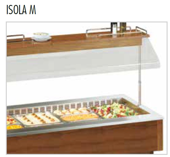 СТОЛ ШВЕД.ОХЛАЖД.ОСТРОВ. ISOLA 6 M НЕОКР. ДЕРЕВО