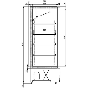 Шкаф холодильный Ариада R1400VS