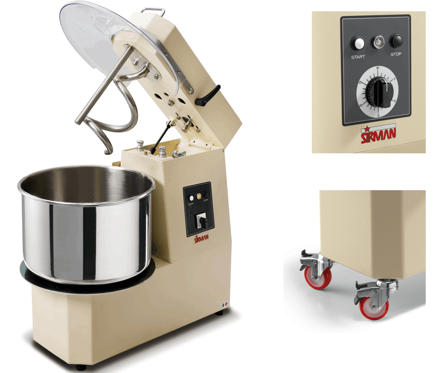 ТЕСТОМЕС SIRMAN HERCULES 20 TA 2V 3Ф+КОЛЕСА+ТАЙМЕР