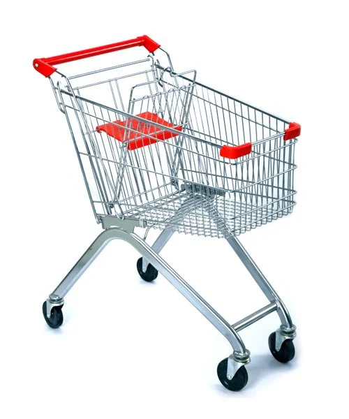 EKSI Тележка покупательская (тип евро) 60л, с д/с, TPR100, кр.