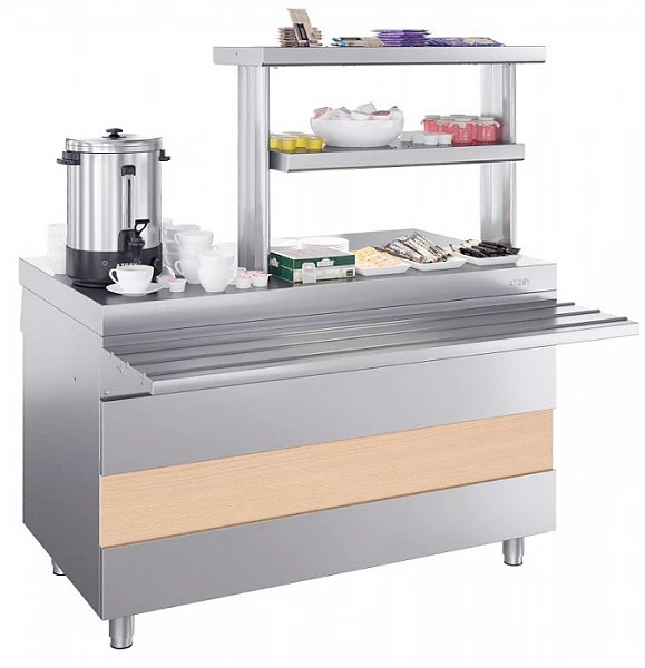 Прилавок для горячих напитков Atesy Ривьера ПГН-1500-02-О