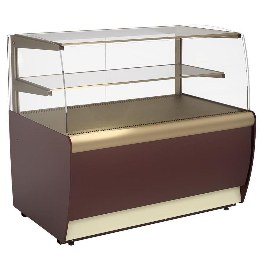 Витрина кондитерская Полюс K70 VM 1,3-12 0011-9005 (ВХСв-1,3д Сarboma MINI ТЕХНО)