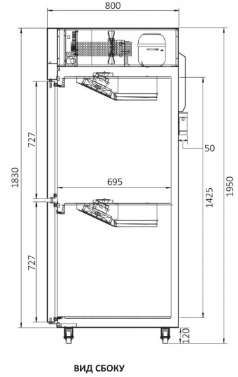 Комбинированный шкаф Turbo Air KRF25-2