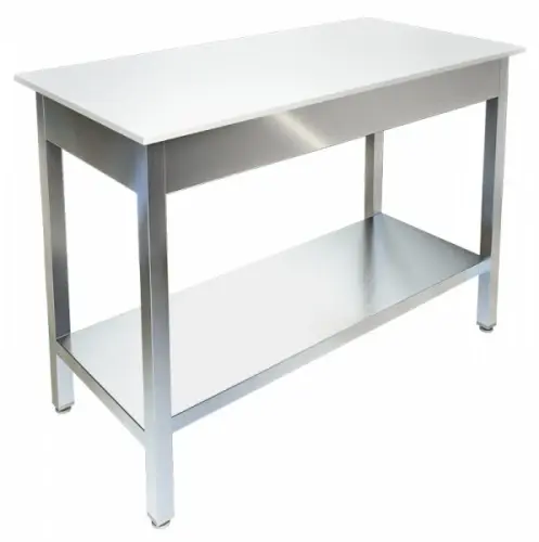 Стол производственный СП, мод.СП-433/1507 со столешницей из полипропилена