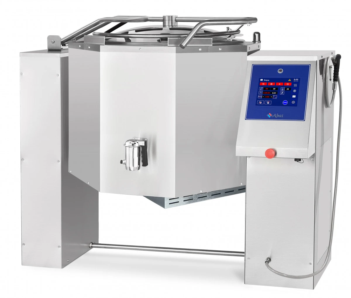 Котел пищеварочный Abat КПЭМ-200-ОМП со сливным краном