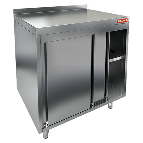НБМСЗК-10/5Б модуль барный - стол закрыт.с бортом, дверцы купе, 1000х500х850мм, HICOLD RUS