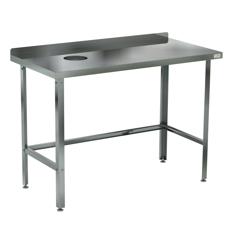 СТОЛ ДЛЯ СБОРА ПИЩЕВЫХ ОТХОДОВ СРОБ-120/60 Л/П