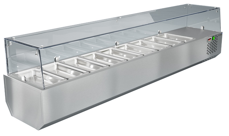 ВИТРИНА НАСТОЛЬНАЯ ХОЛОД. СО СТЕКЛОМ МВО-430