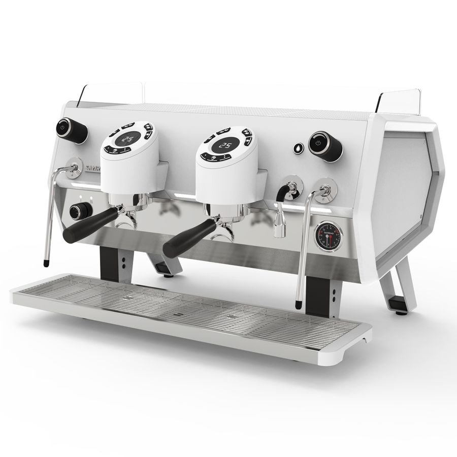 Кофемашина Sanremo D8 2 высокие гр, Подсветка групп+Cold Touch, Total White, белая