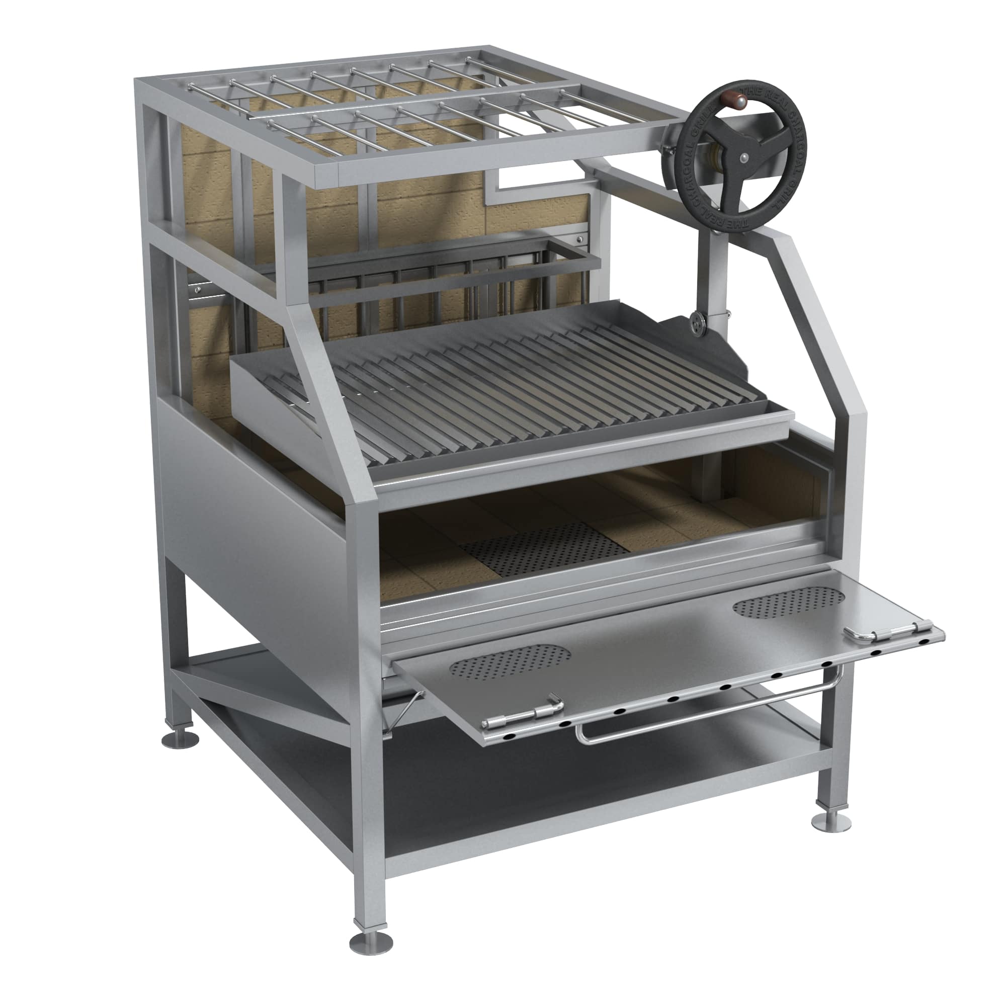 ГРИЛЬ УГОЛЬНЫЙ VOLANDO "ВУЛКАН-HEIDEBRENNER" ETV1 МЕНДОСА 5321