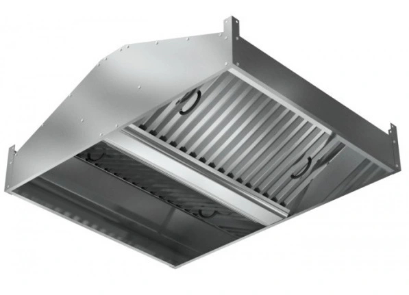 Зонт приточно-вытяжной островной, ЗПВО 1800/1400/400 (GP, светильник точечный- 8шт.)