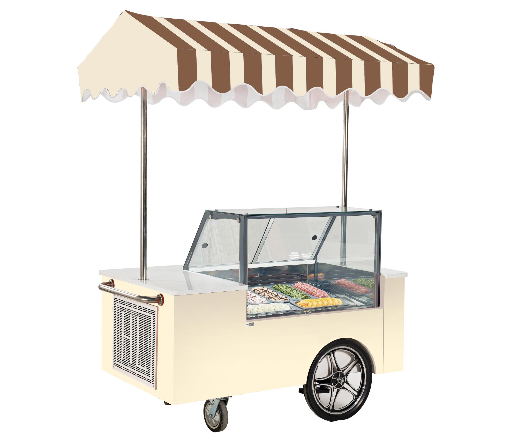 ВИТРИНА ТЕЛЕЖКА ДЛЯ МОРОЖЕНОГО CARPINI EMILY EML-FG10