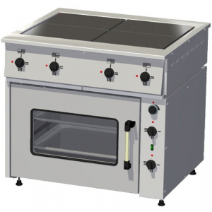 Плита электрическая Тулаторгтехника ПЭ-0,48М (со шкафом жарочным из нержи)