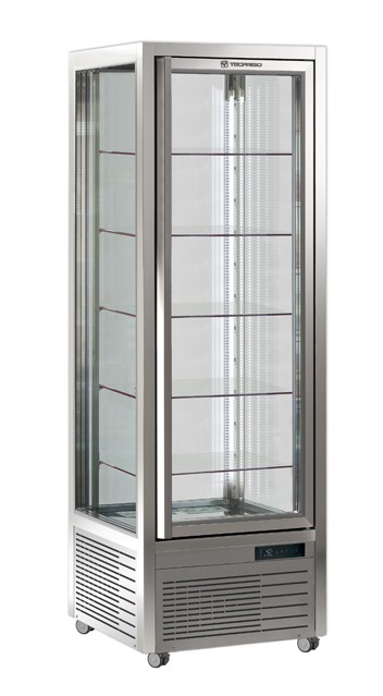 ШКАФ ХОЛОД. СО СТЕКЛОМ TECFRIGO DIVA 351 Q КРАСНЫЙ