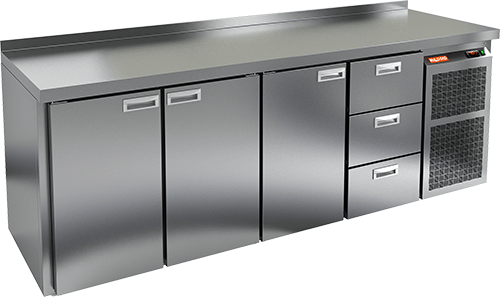 СТОЛ С МОРОЗИЛЬНЫМ ШКАФОМ HICOLD BN 1113 BR2 BT (R290)