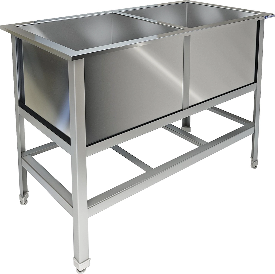 Ванна моечная двухсекционная Техно-ТТ ВМ-22/600