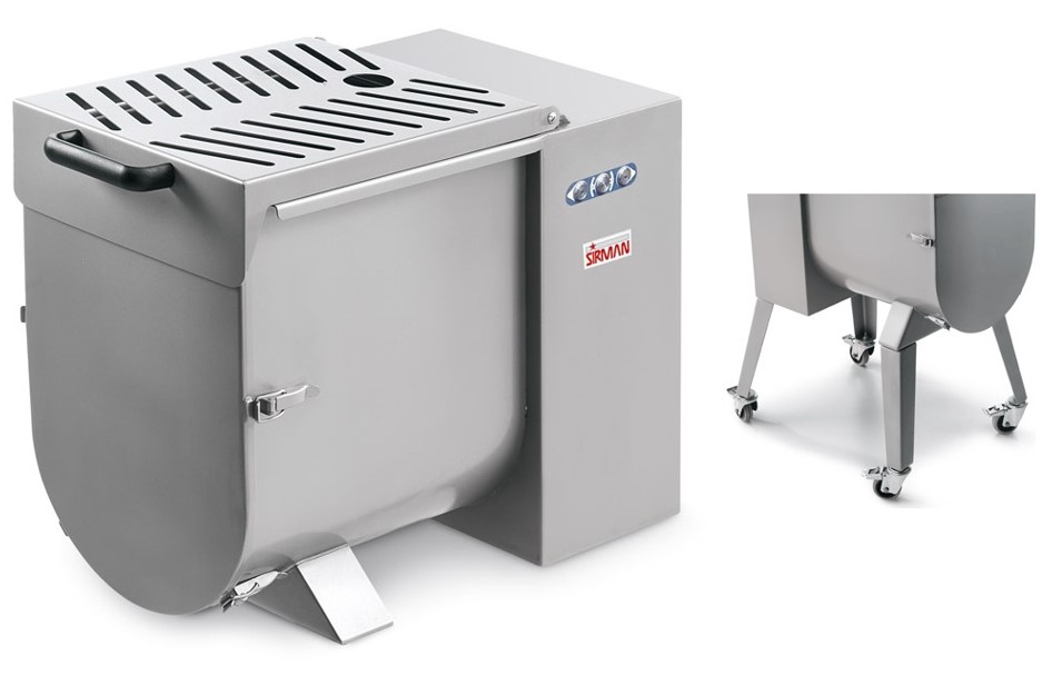 ФАРШЕМЕШАЛКА SIRMAN IP 50 M Y14 1Ф. CE НА ВЫСОКИХ НОЖКАХ С КОЛЕСАМИ