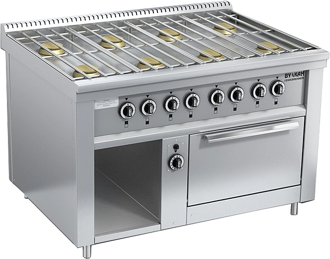 Плита Вулкан-Heidebrenner ПРГ-IIA-8М ДШ серия Standart 700, 82413, газовая