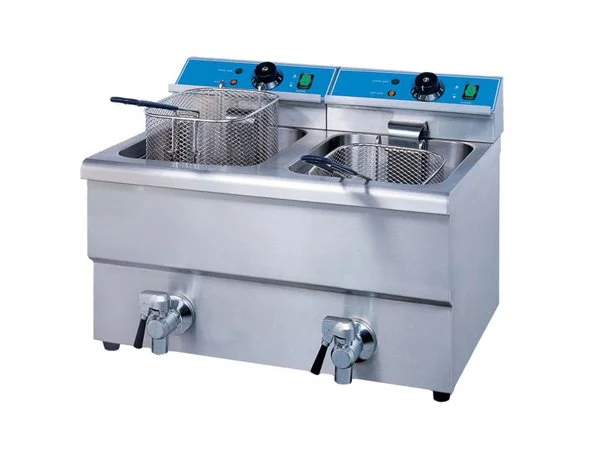 Фритюрница EKSI серии HEF-12L-2 с краном