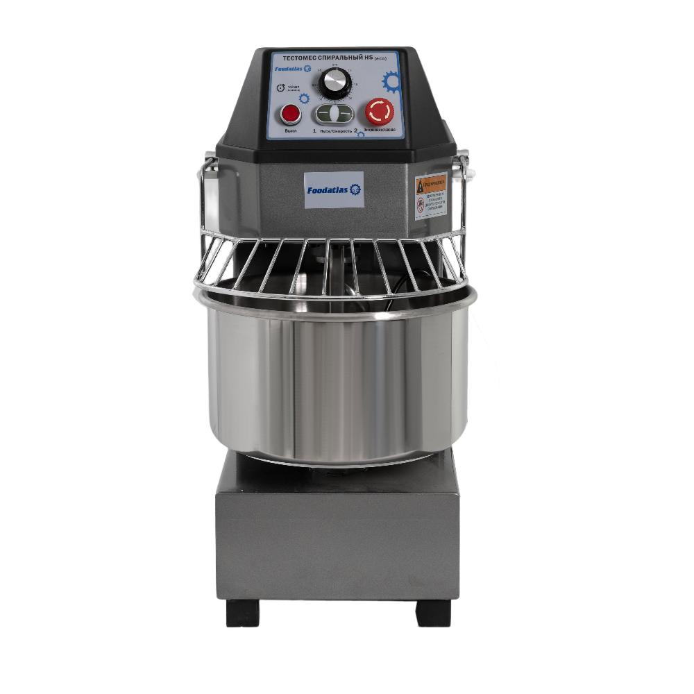 Тестомес спиральный HS-20A Foodatlas Eco 220В (графитовый)