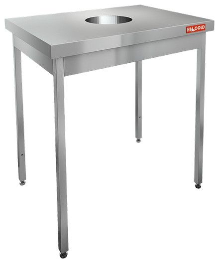 НДСО-6/7 стол  с отв.для сбора отходов., HICOLD RUS