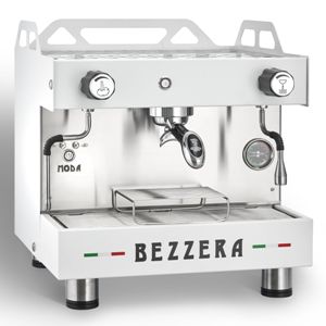 КОФЕМАШИНА ПОЛУАВТОМАТ BEZZERA MODA PM 1GR БЕЛАЯ+ЭКОНОМАЙЗ+ПОДСВЕТ 1ФАЗА