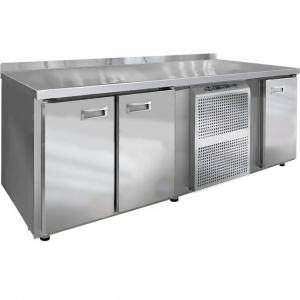 Стол комбинированный Финист КХС-700-2/1 (1960х700х850) 2 двери среднетемпературный отсек слева, 1 дверь низкотемпературный отсек справа, борт 45мм