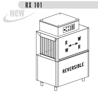 МАШИНА ПОСУДОМОЕЧНАЯ DIHR RX 101 E+DDE+2LC73