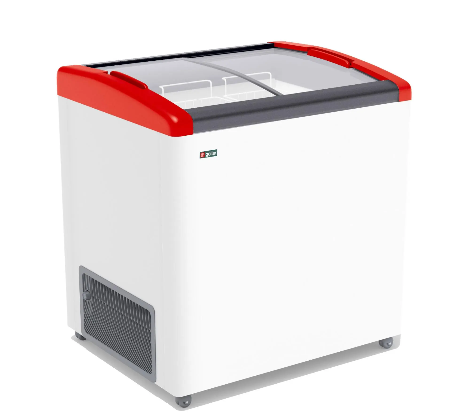 Морозильный ларь Gellar FG 250 E (FG 200E) серый