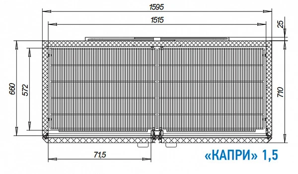 Холодильный шкаф Марихолодмаш Капри 1,5МВ