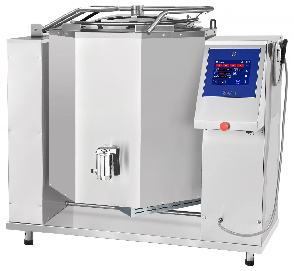Котел пищеварочный Abat КПЭМ-350-ОМП со сливным краном