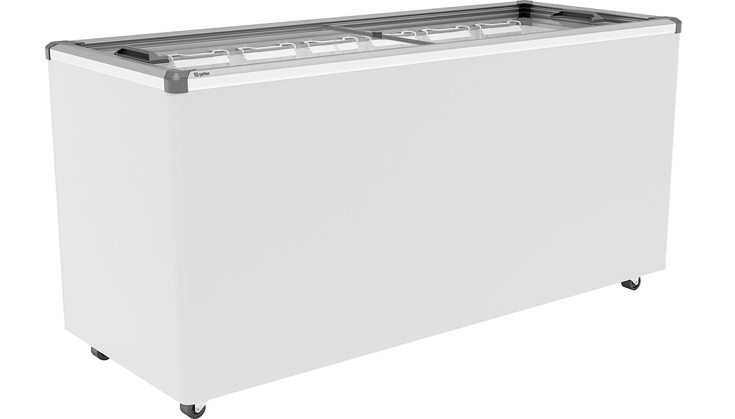 Ларь низкотемпературный Gellar серии CLASSIC, FG 600 C, серый v25